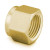 Swagelok Brass Nuts - 0.125 in, Pkg. 5 {2886-N9300056 PK}