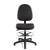 TALL CHAIR W/CASTRS-BLK FAB