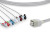GE Marquette Comp ECG Telemetry Leadwire 
 {3385-394111005}