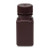 Bottle, Wide Mouth, Square, Amber HDPE, 60mL