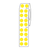 Label Roll,Cryo,DirectThermal,9.5mm Dots, yellow