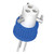 SOLVNT CAP GL45 4UNF VALVE BLU {2279-2194309}