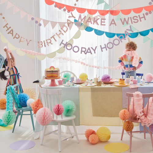 Meri Meri Rainbow Garland Birthday Set