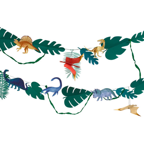 Meri Meri Dinosaur Kingdom Large Garland - 10 ft.