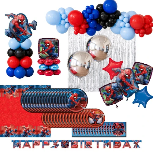 Deluxe Party Bundle spider man bundle contents