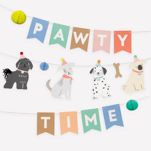 Meri Meri Puppy Party Garland Set - 10 ft.