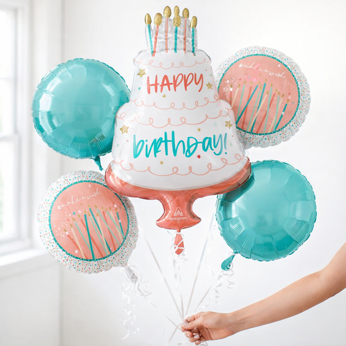 Happy Cake Day Balloon Bouquet