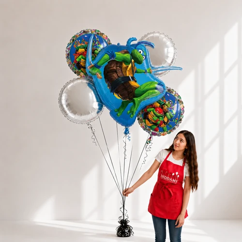Ninja Turtle Mylar Bouquet