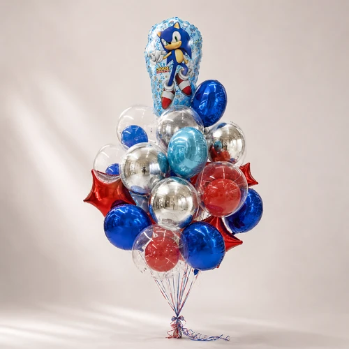 Sonic Balloon Bouquet