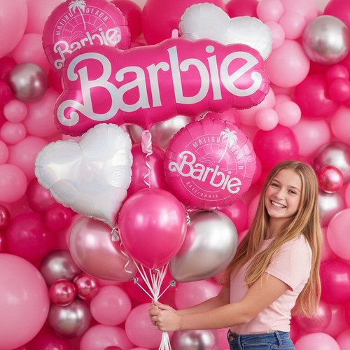 Barbie Balloon Bouquet