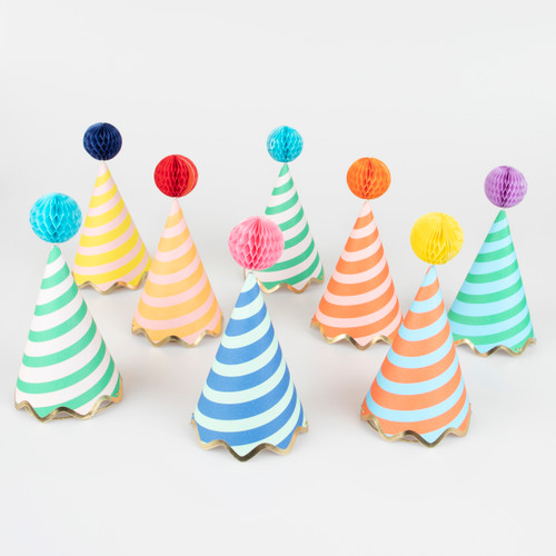 Meri Meri Colorful Striped Party Hat