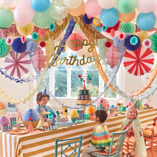 Meri Meri Happy Birthday Honeycomb Garland