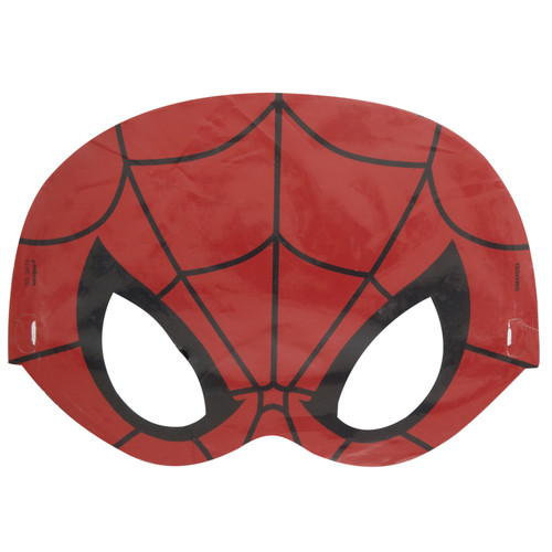 Marvel Spider-Man Paper Party Masks, 8 Count
