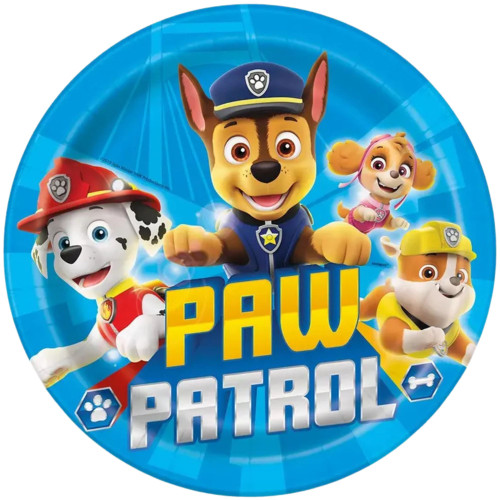 PAW Patrol 9" Dinner Plates, 8 Count