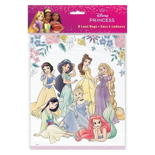 Disney Princess Loot Bags, 8 Count