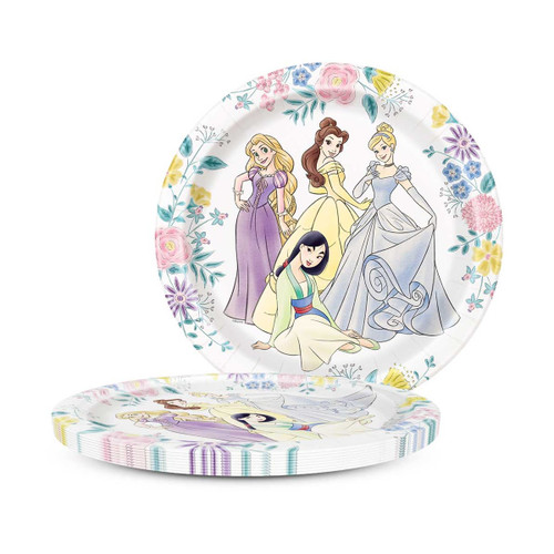 Disney Princess 9" Dinner Plates, 8 Count
