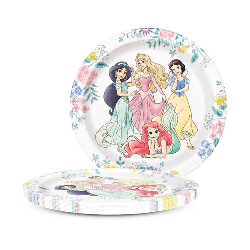 Disney Princess 7" Dessert Plates, 8 Count