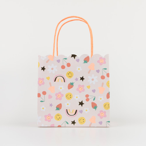 Meri Meri Happy Icons Party Favor Bags - 8 Count