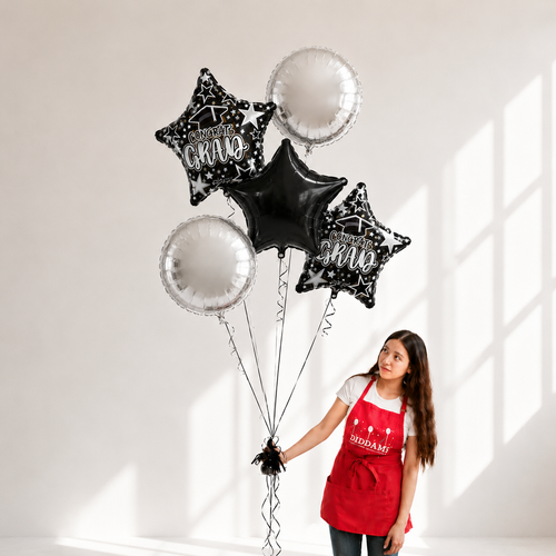 Congrats Grad Black Star Bouquet