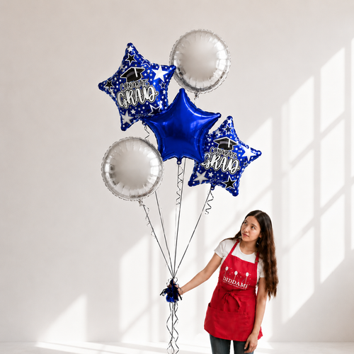Congrats Grad Royal Blue Star Bouquet