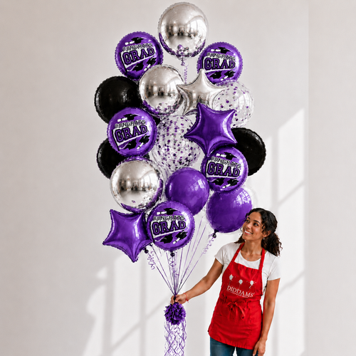 Congrats Grad Purple Bouquet