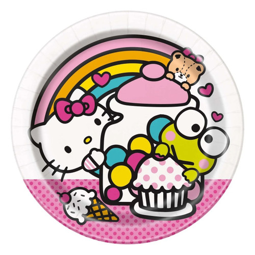 Hello Kitty 9" Dinner Plates, 8 Count