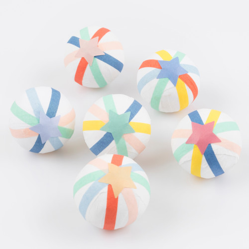 Meri Meri Multi Surprise Balls, 6ct