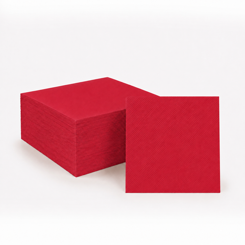 40ct Ruby Red Beverage Napkins
