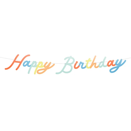 Meri Meri Bright Birthday Personable Garland