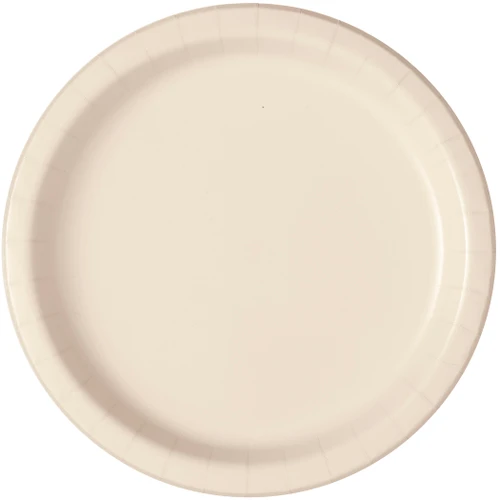 50ct Vanilla Creme 7" Paper Plates