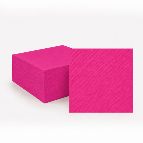 40ct Hot Pink Lunch Napkins