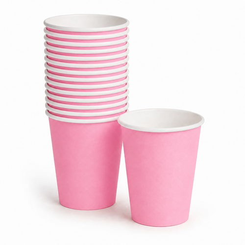 20ct Lovely Pink 9 oz. Paper Cups