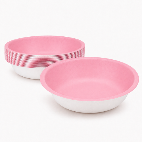 20ct Lovely Pink 20 oz. Paper Bowls