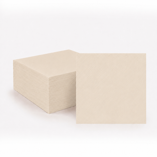 40ct Vanilla Cream Lunch Napkins