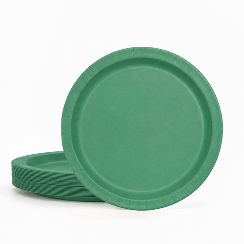 20ct Emerald Green 10in Paper Plates