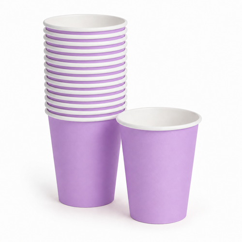 20ct Lavender 9 oz. Paper Cups