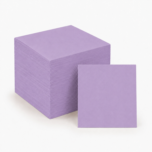 100ct Lavender Beverage Napkins