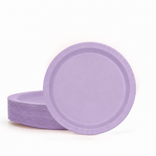 50ct Lavender 7" Paper Plates