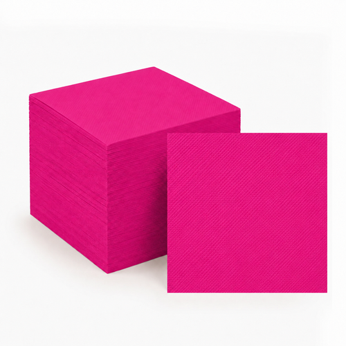 100ct Hot Pink Lunch Napkins