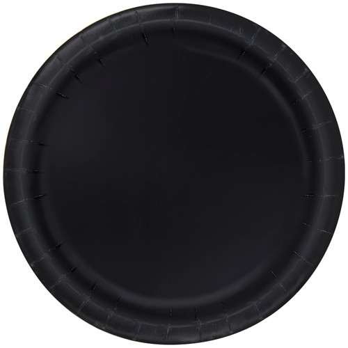 50ct Midnight Black 7" Paper Plates