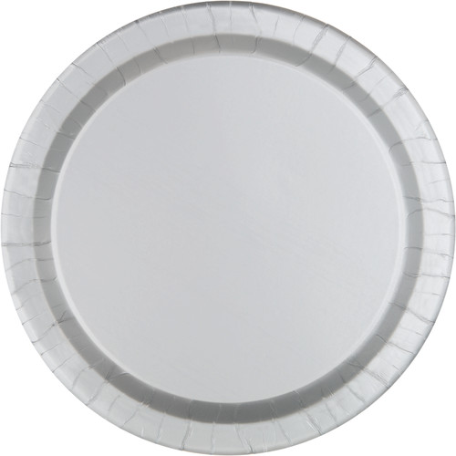 50ct Silver 10" Paper Plates