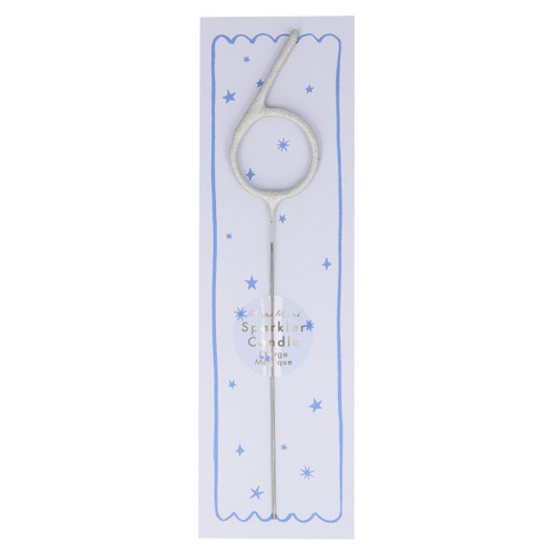 Meri Meri Silver Candle Sparklers – Pack of 6