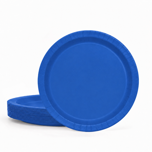 20ct Royal Blue 10in Paper Plates