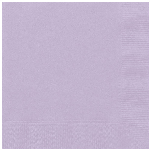 100ct Lavender Paper Lunch Napkins