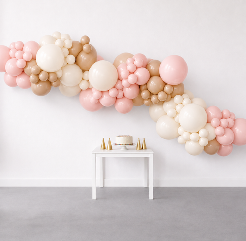 16' Balloon Garland Neutral Blush