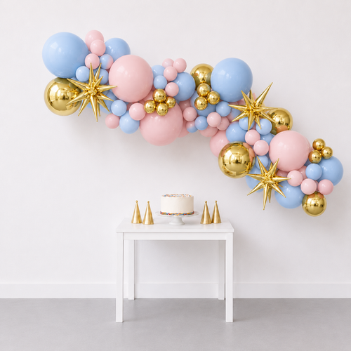 8' Balloon Garland Gender Reveal