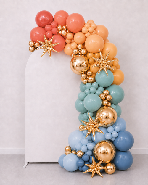 Arch with Garland Boho Rainbow