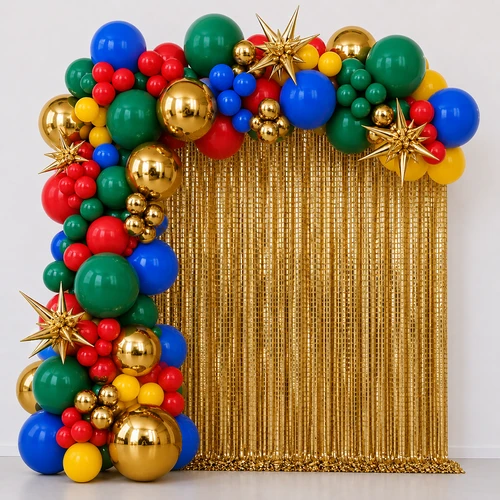 Arch with Garland Primary Colors