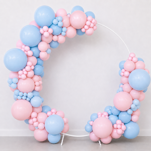 Balloon Hoop Partial Gender Reveal