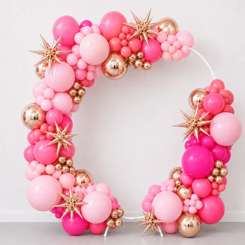 Balloon Hoop Partial Pink